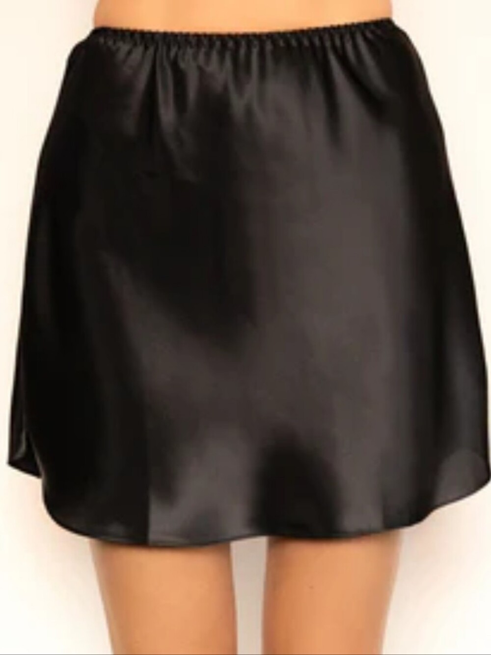 Vtg FARR WEST Black Half Slip Medium